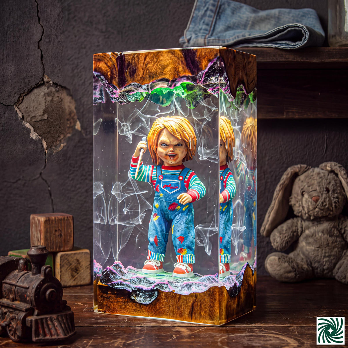 Chucky Resin Lamp