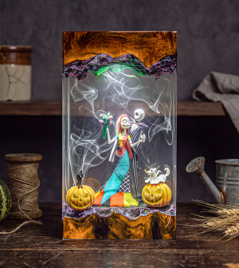 Halloween Resin Lamp