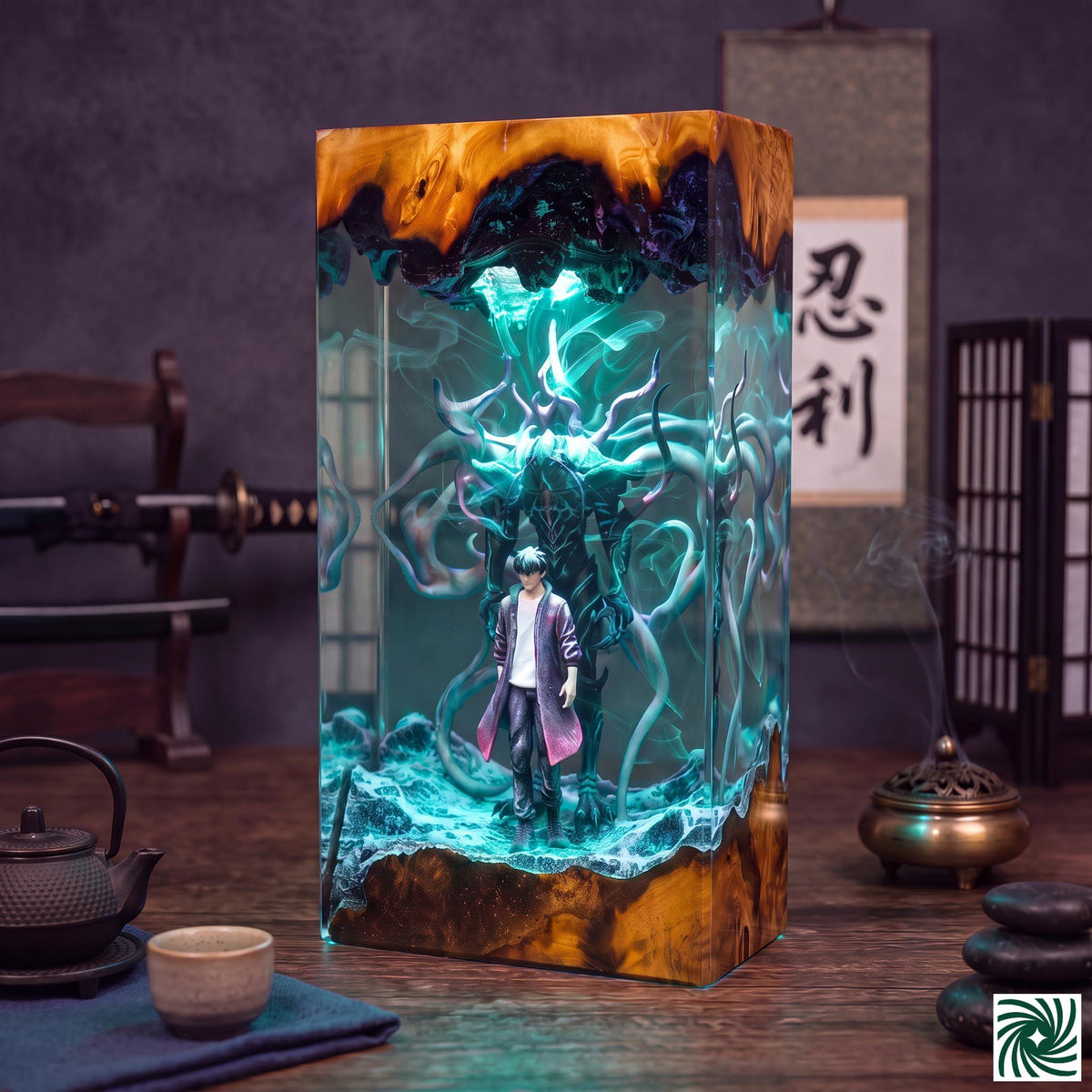 Jin-Woo & Beru Resin Lamp
