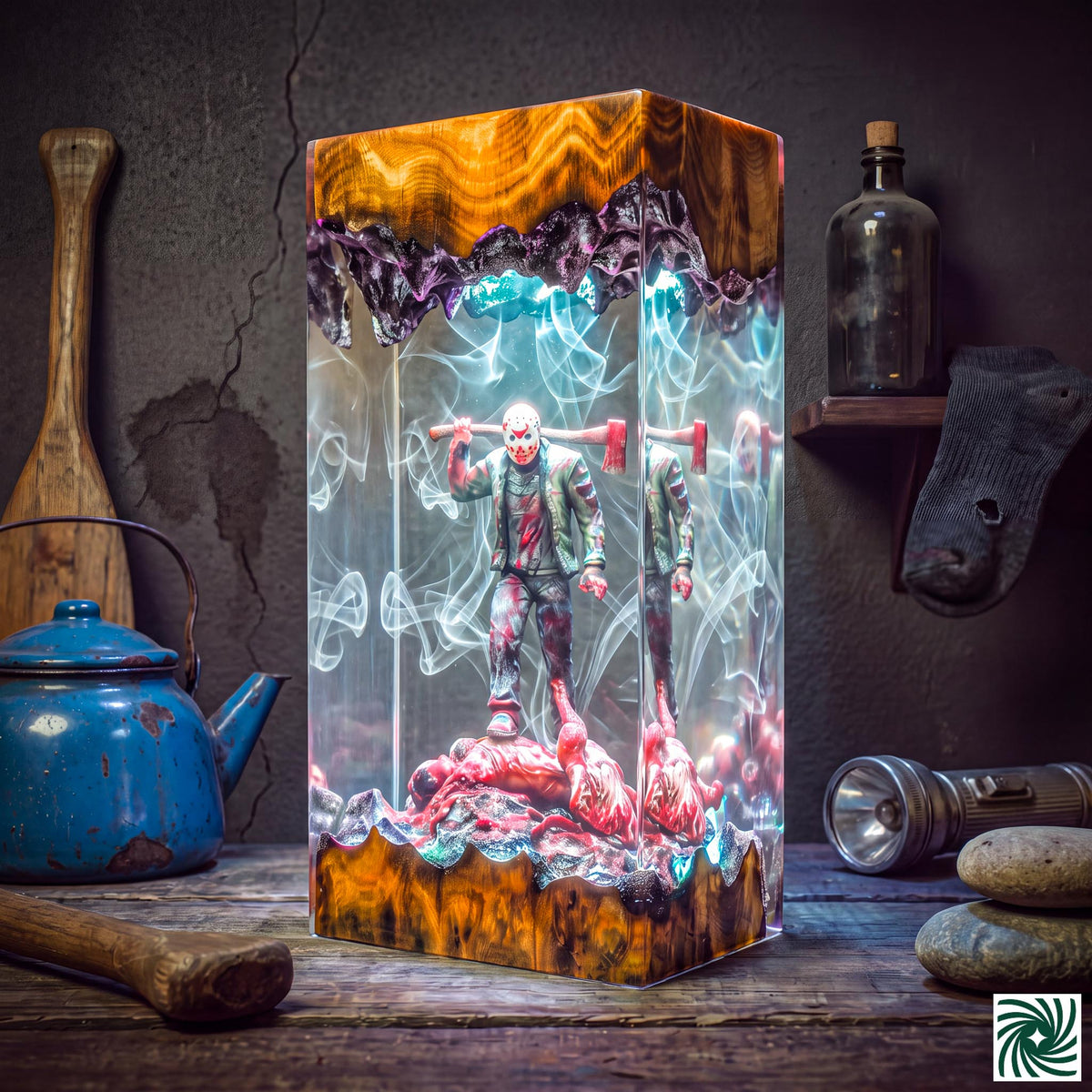 Jason Voorhees Resin Lamp