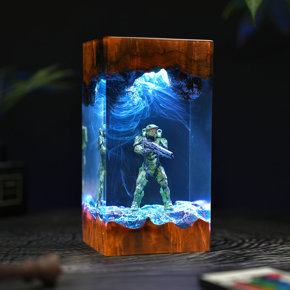 Halo Master Chief Resin lamp