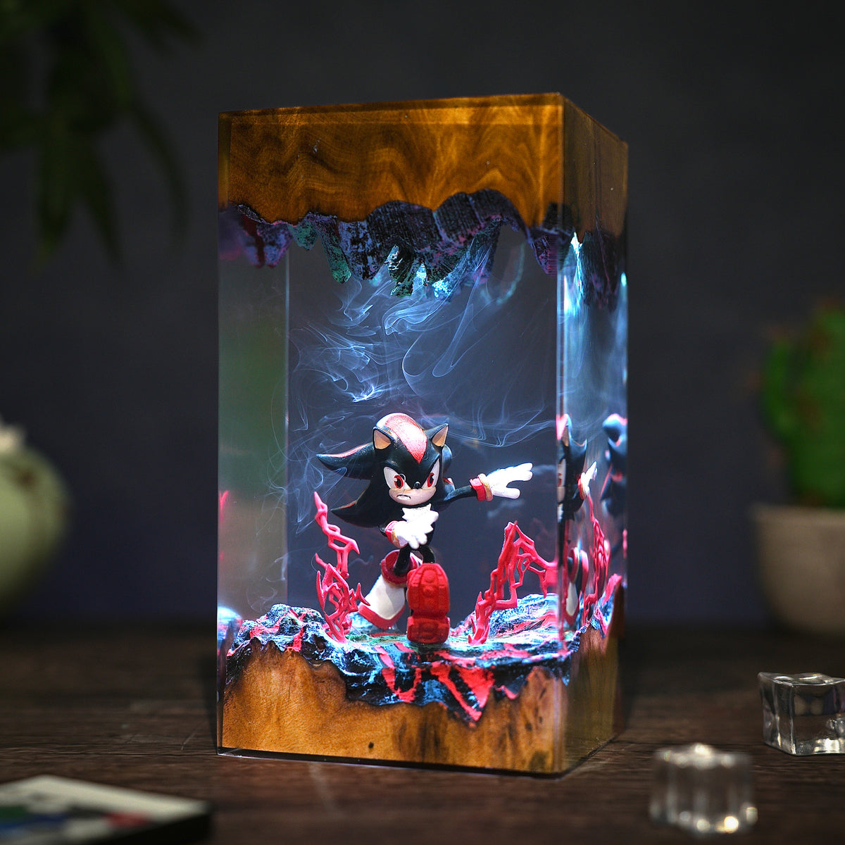 Shadow the Hedgehog Resin lamp