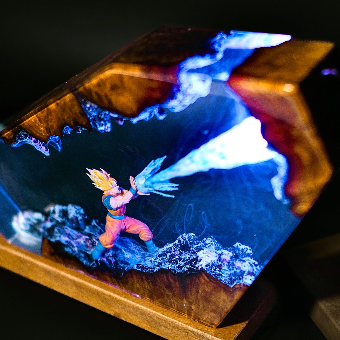 Legendary Saiyan: The Ultimate Transformation Resin Lamp