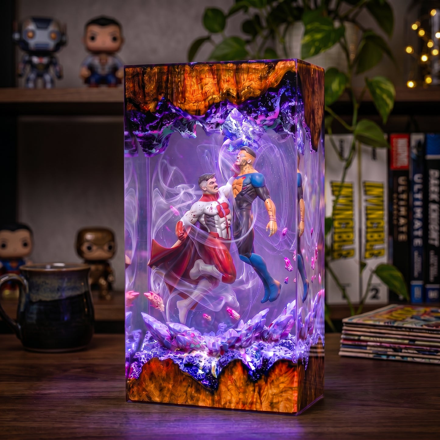 Fallen Hero: The Conqueror's Wrath Resin Lamp