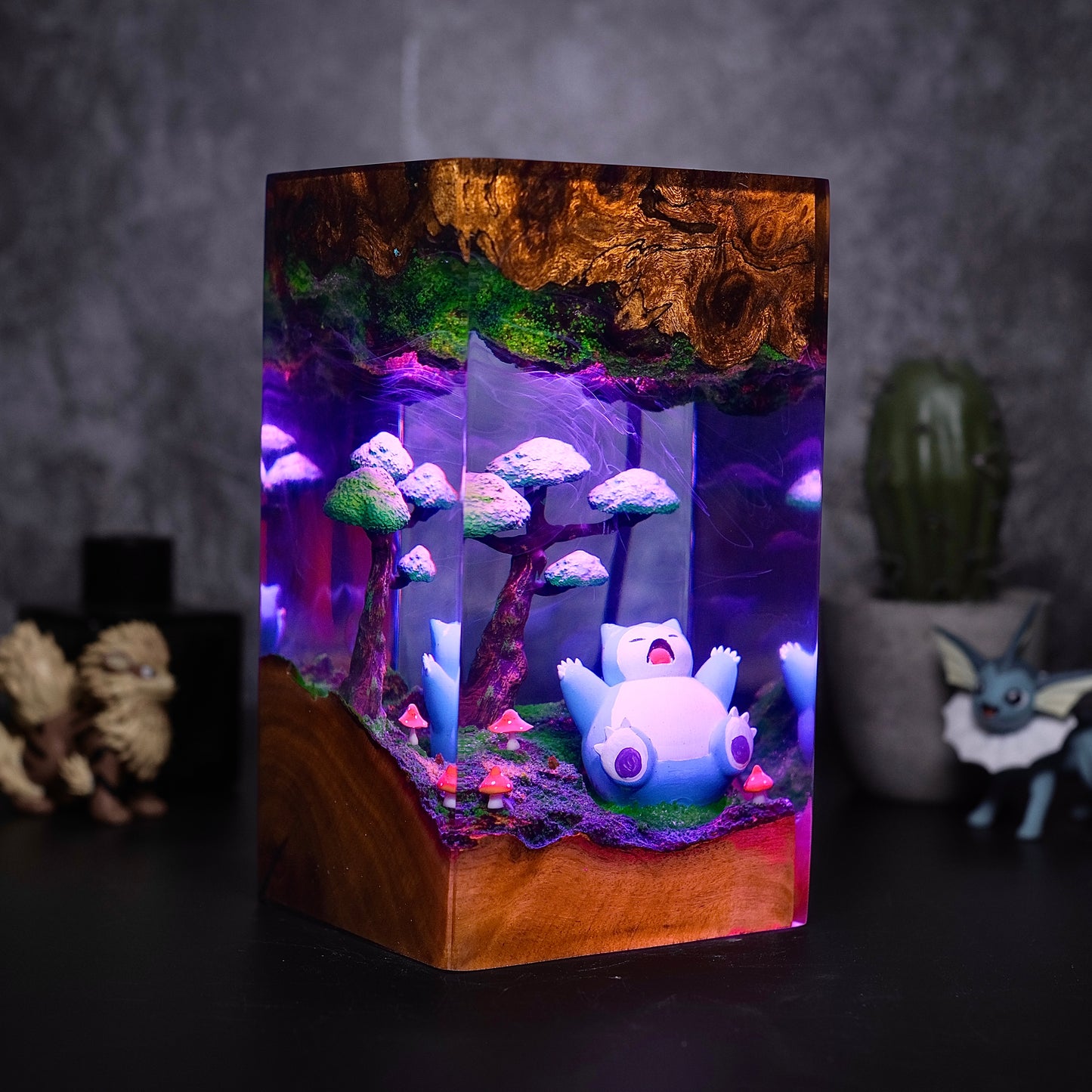 The Big Sleeper: Forest Dream Resin Lamp