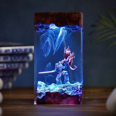 Warhammer Caption Titus Resin lamp