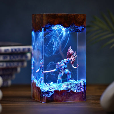 Warhammer Caption Titus Resin lamp