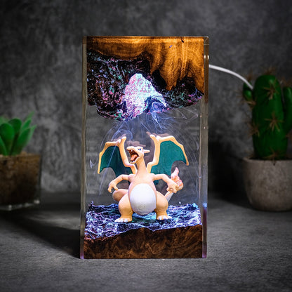 The Apex Flyer: Solar Flare Resin Lamp