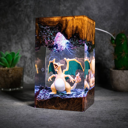 The Apex Flyer: Solar Flare Resin Lamp