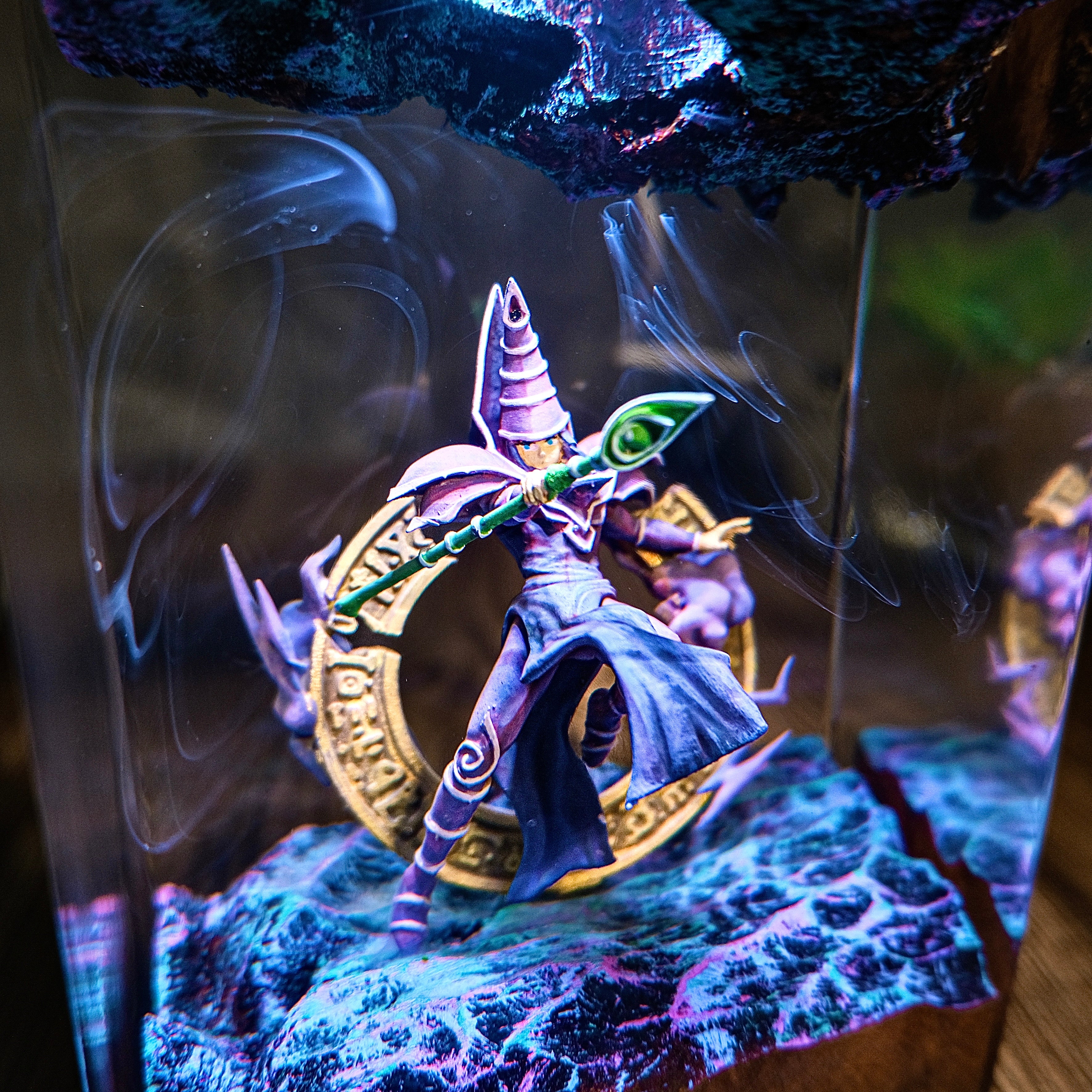 Dark Magician Yu Gi Oh Resin lamp