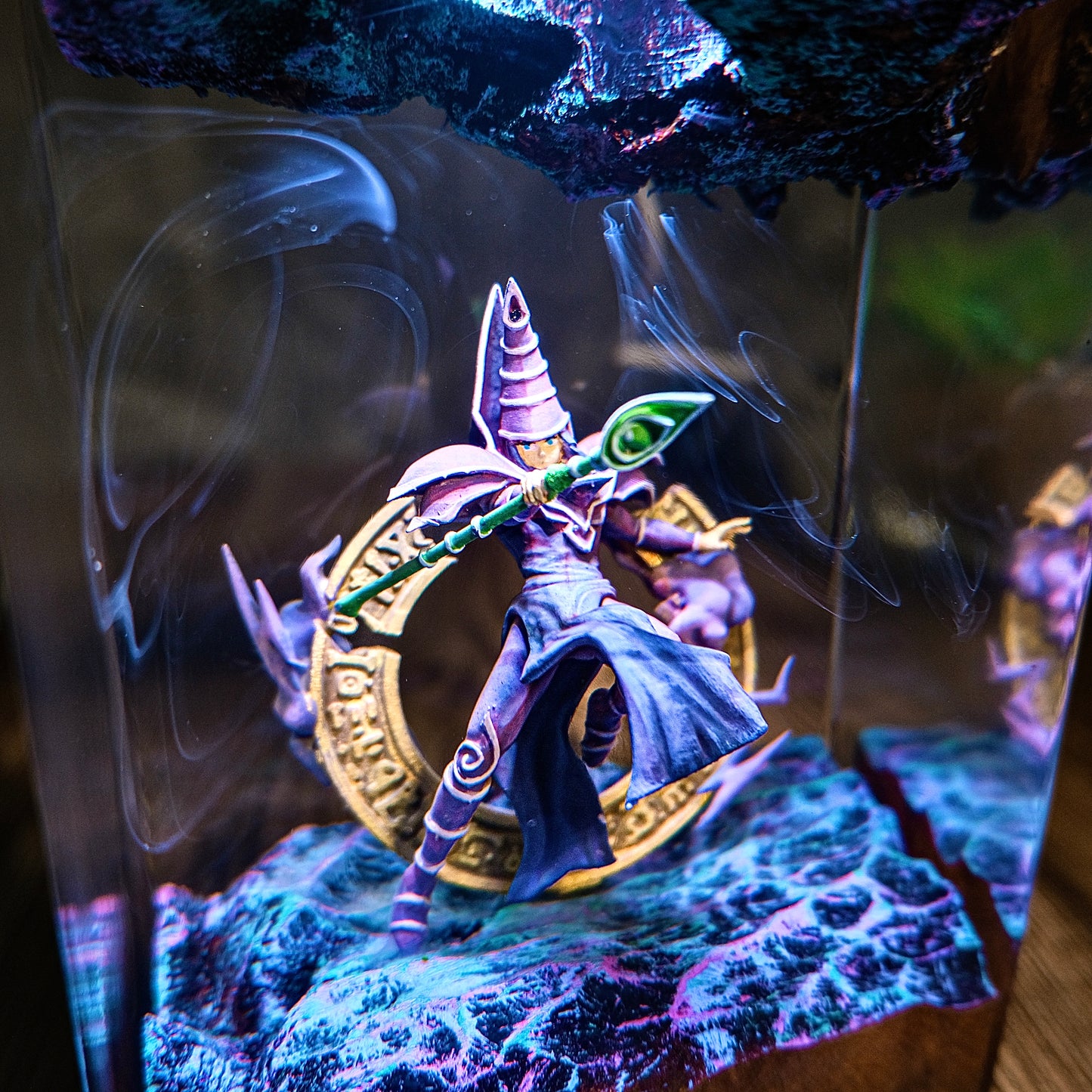 The Ultimate Wizard: Dark Magic Circle Resin Lamp