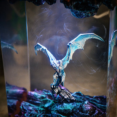 Ice Legend Dragon Resin lamp