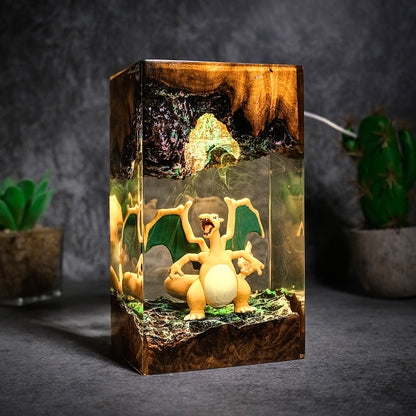 The Apex Flyer: Solar Flare Resin Lamp
