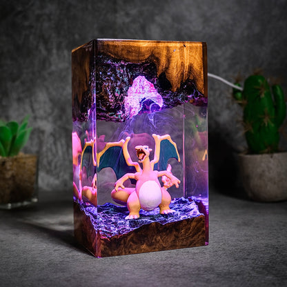 The Apex Flyer: Solar Flare Resin Lamp