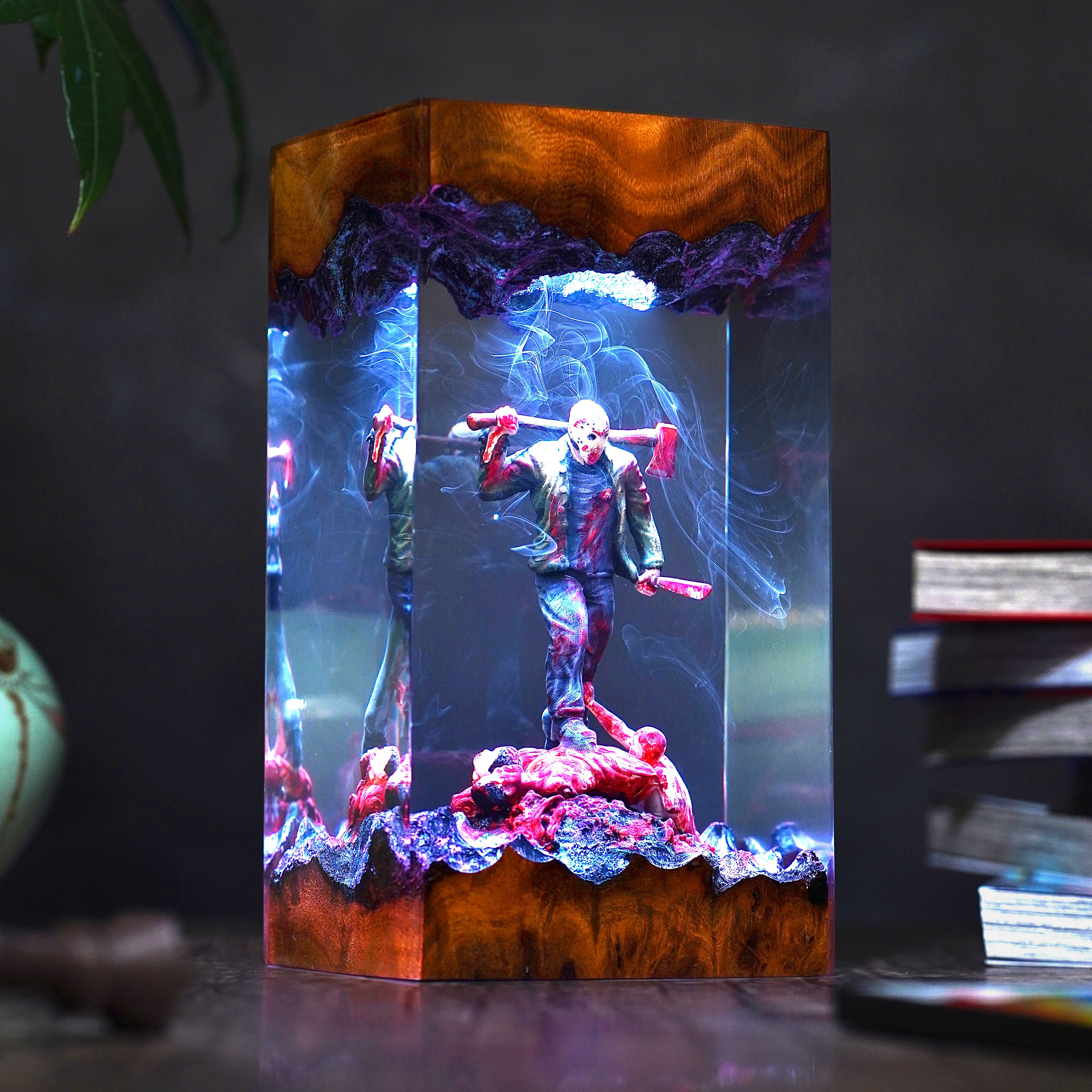 Jason Voorhees Resin Lamp
