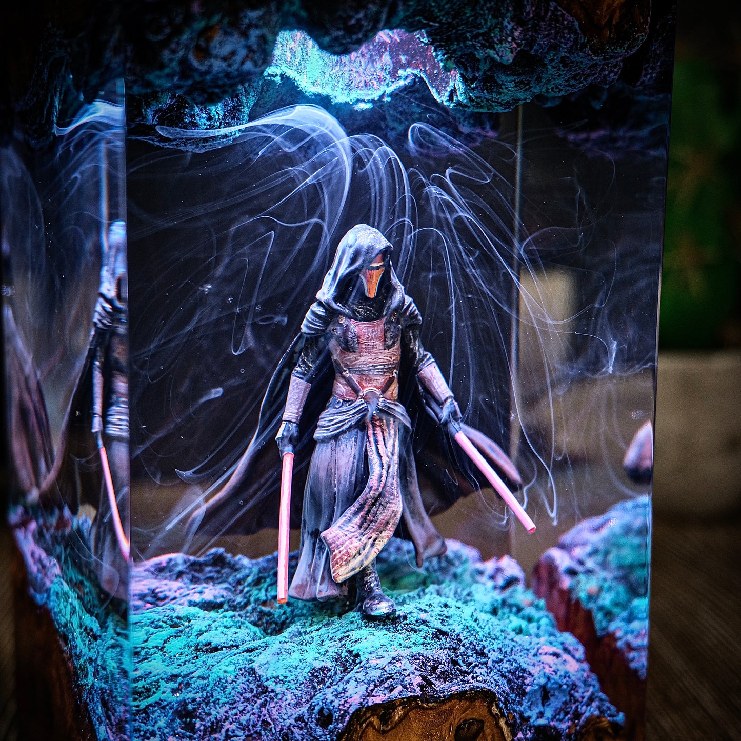 The Prodigal Knight: Galaxy Balance Resin Lamp