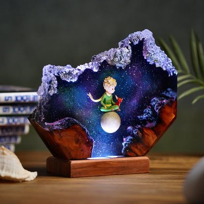 Asteroid B-612: Eternal Friendship Resin Lamp