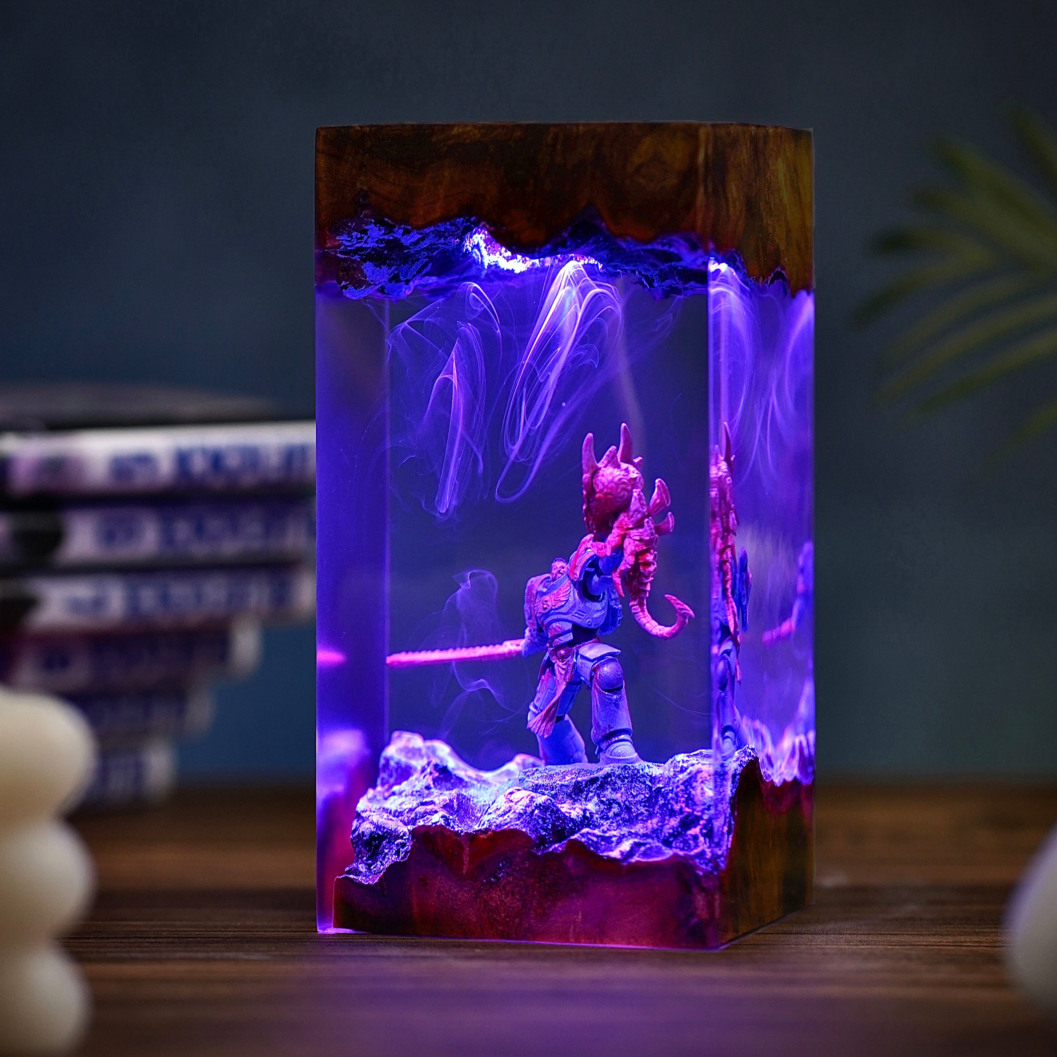 Warhammer Caption Titus Resin lamp