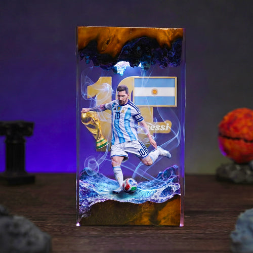The Best Football Player Resin Lamp