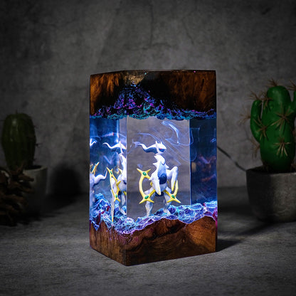 The Prime Creator: Celestial Ring Resin Lamp