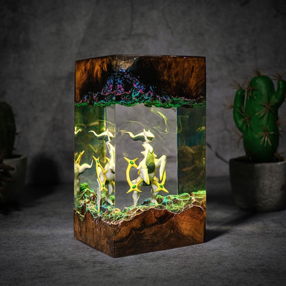 The Prime Creator: Celestial Ring Resin Lamp