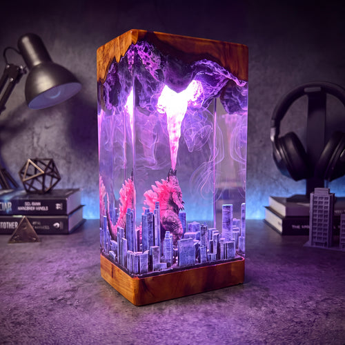 Godzilla 4 Resin Lamp