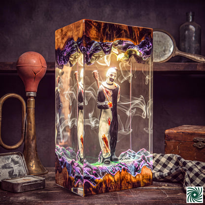 Art the Clown Resin Lamp