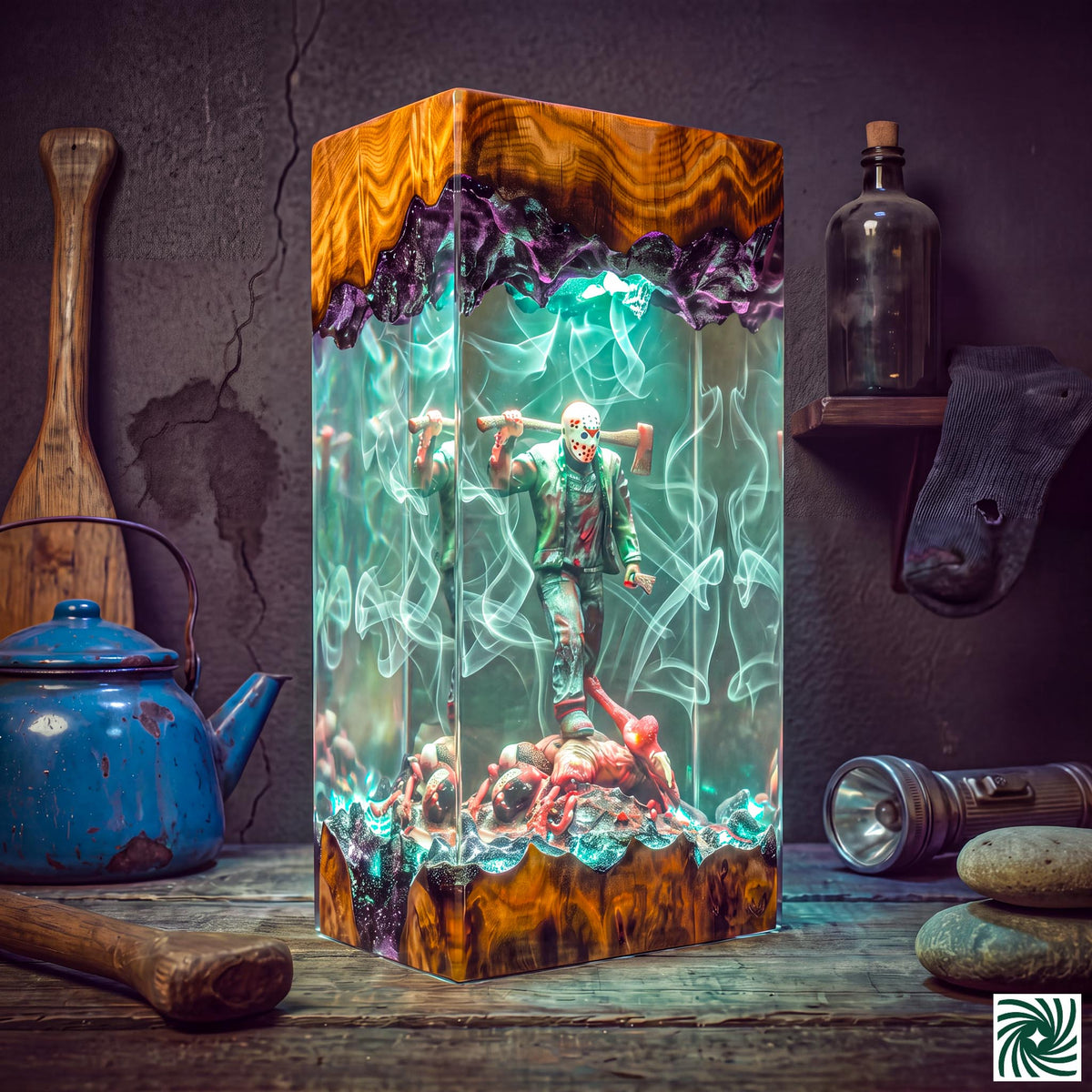 Jason Voorhees Resin Lamp