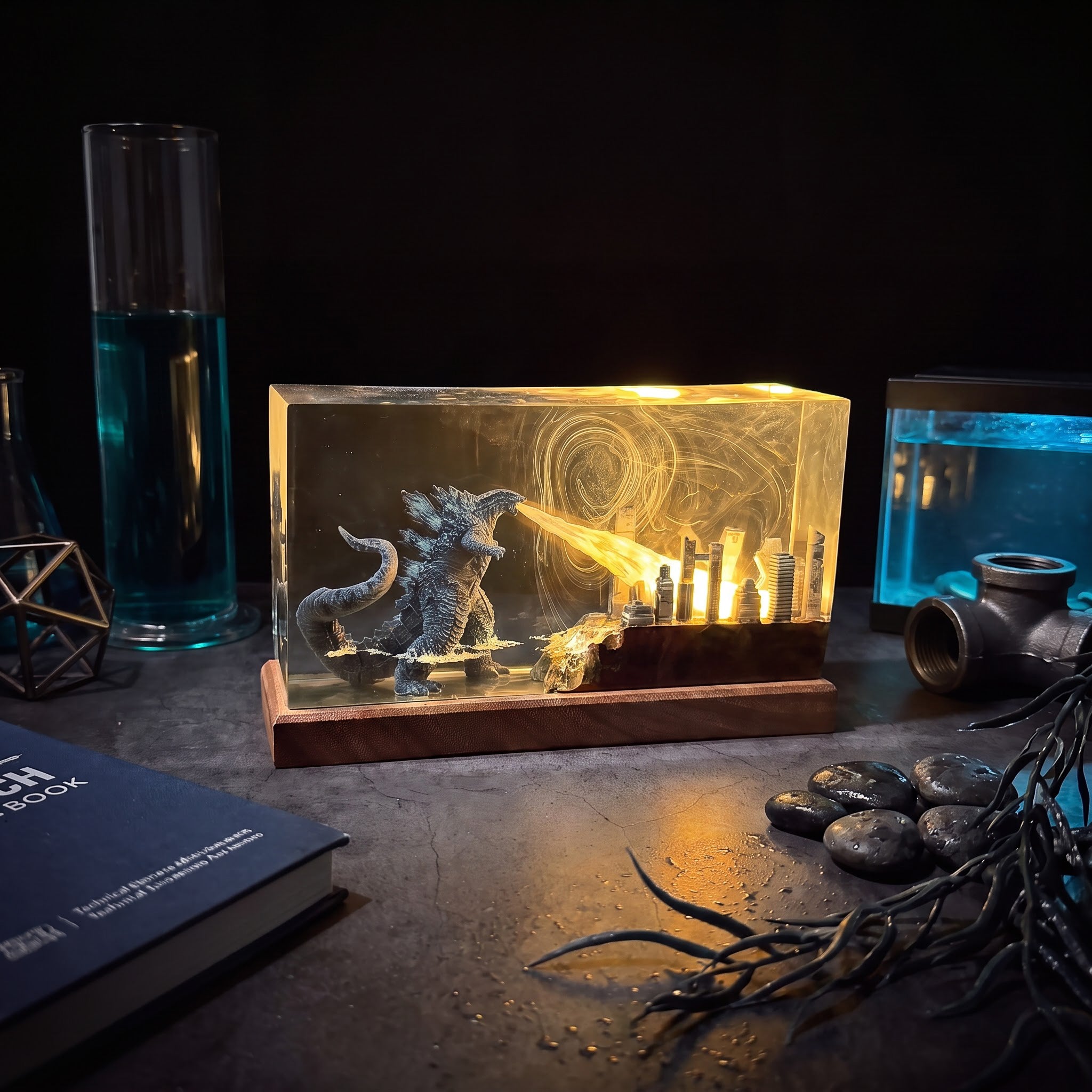 Godzilla 2 Resin Lamp – ResinViet