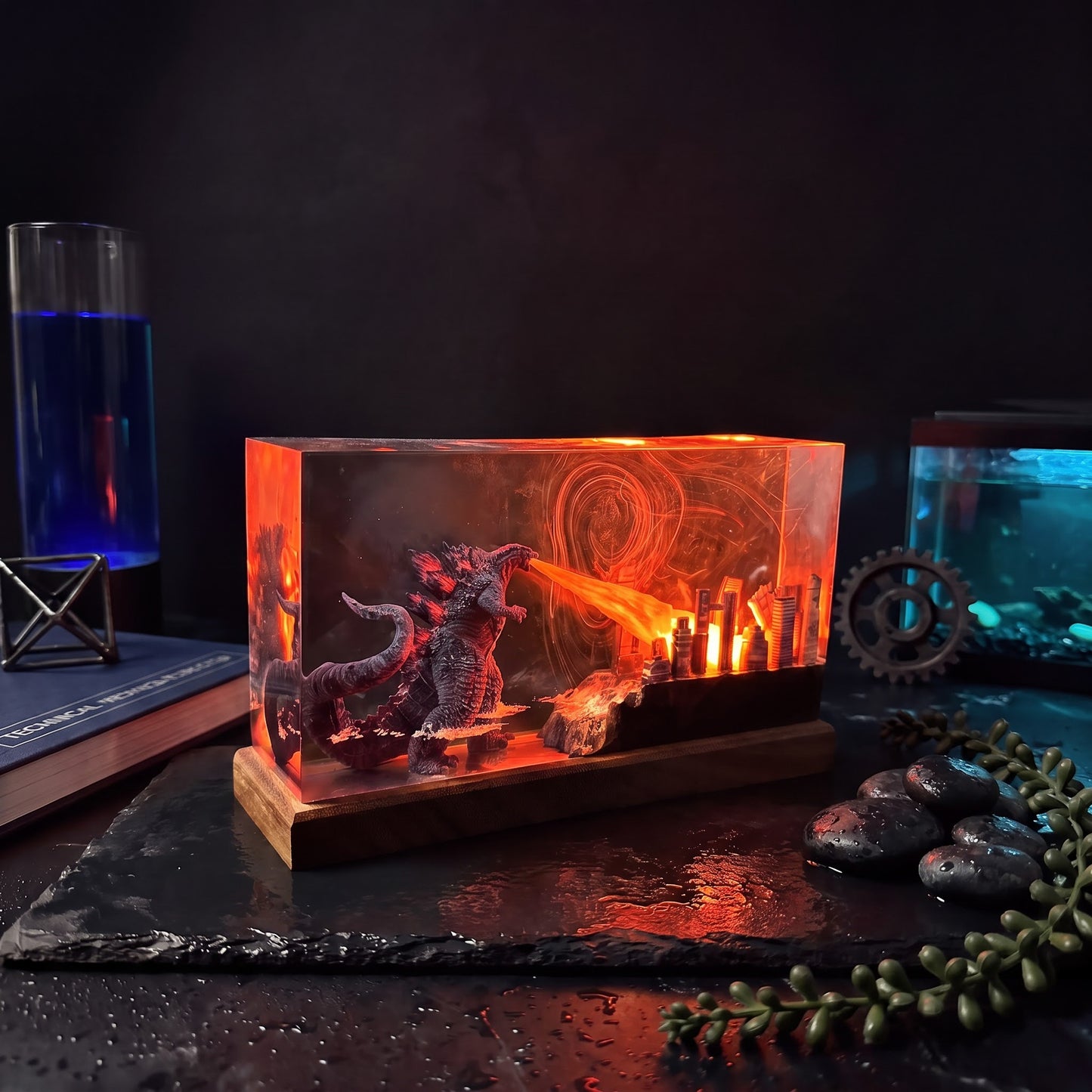Godzilla 2 Resin Lamp
