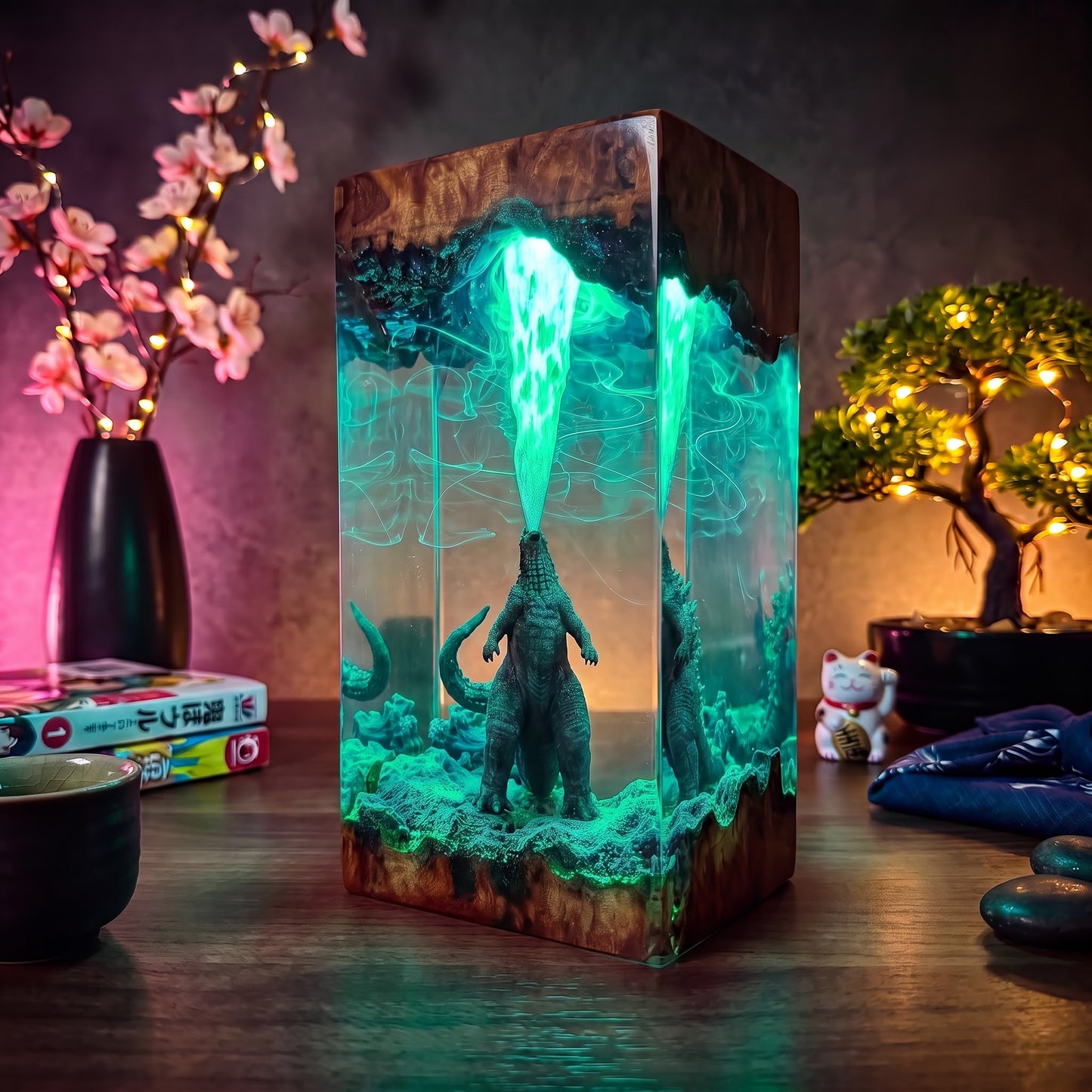 Godzilla 3 Resin Lamp