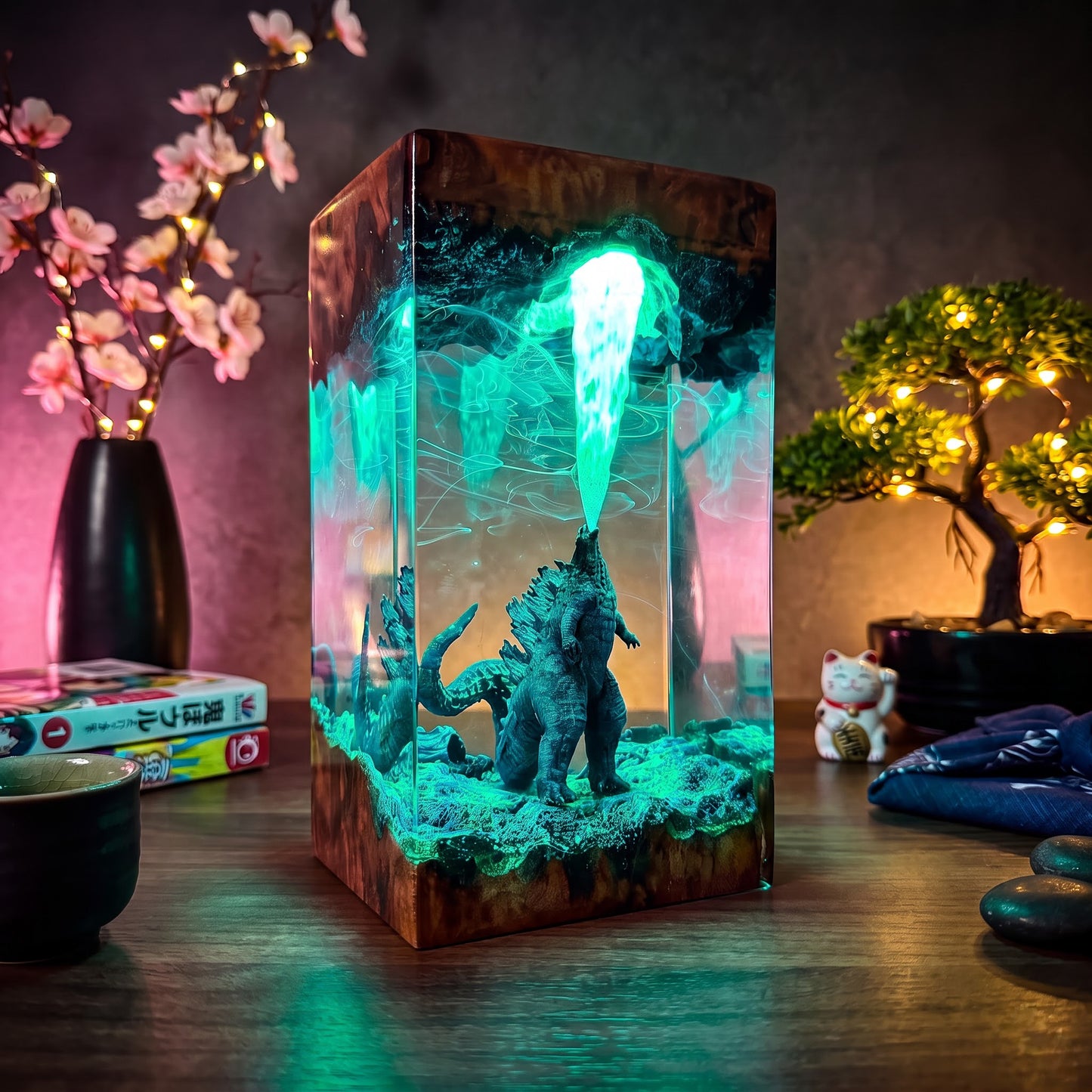 Godzilla 3 Resin Lamp