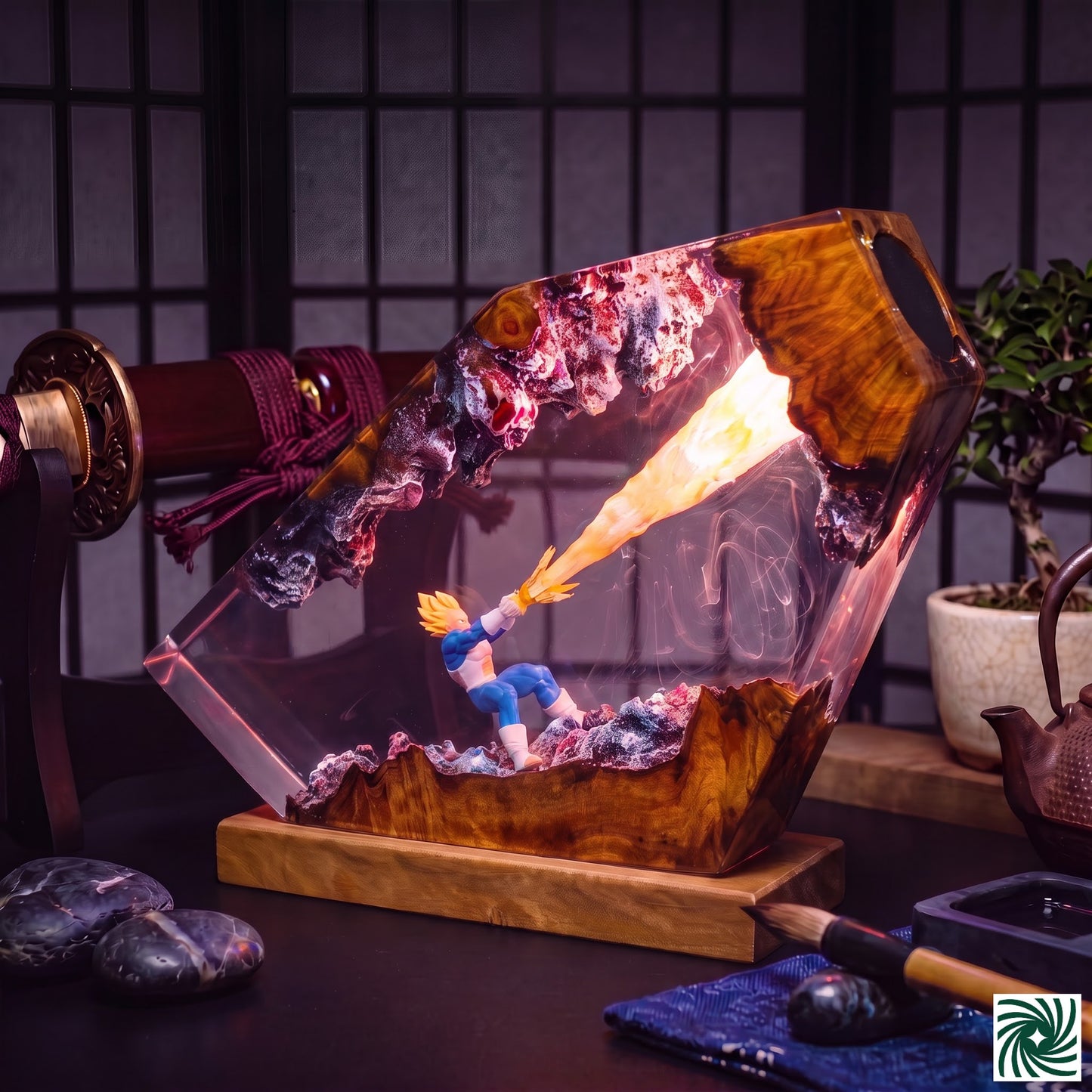 Vegeta Resin Lamp