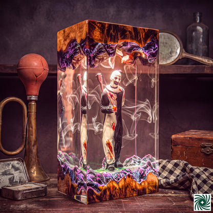 Art the Clown Resin Lamp