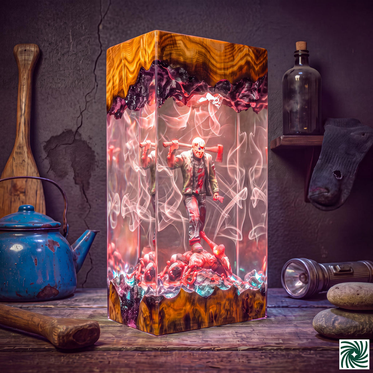 Jason Voorhees Resin Lamp