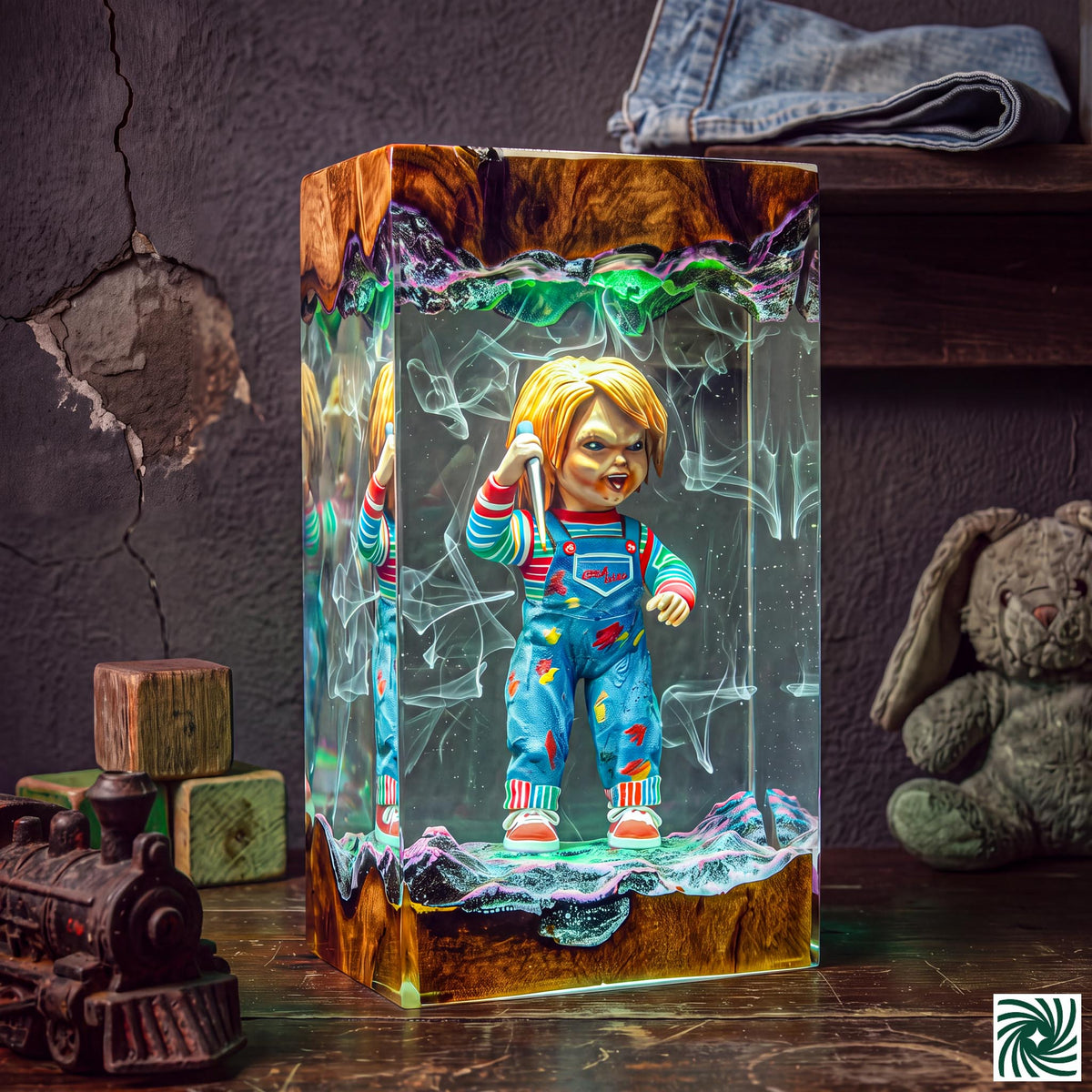 Chucky Resin Lamp