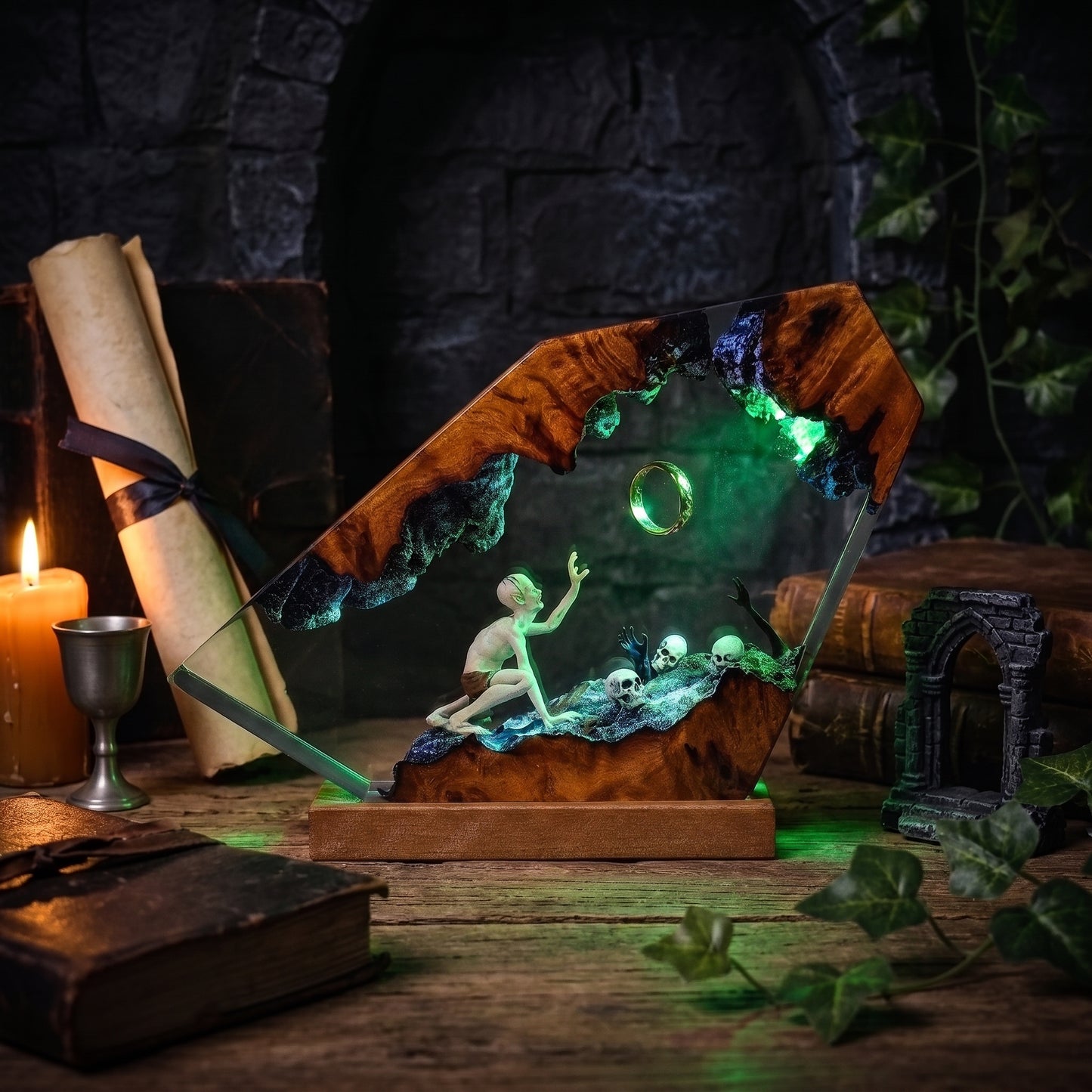 Golum LOTR Resin Lamp