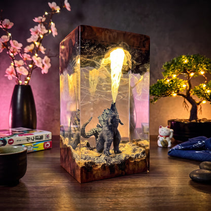 Godzilla 3 Resin Lamp
