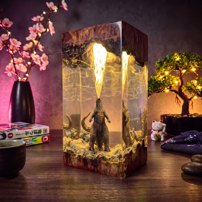 Godzilla 3 Resin Lamp