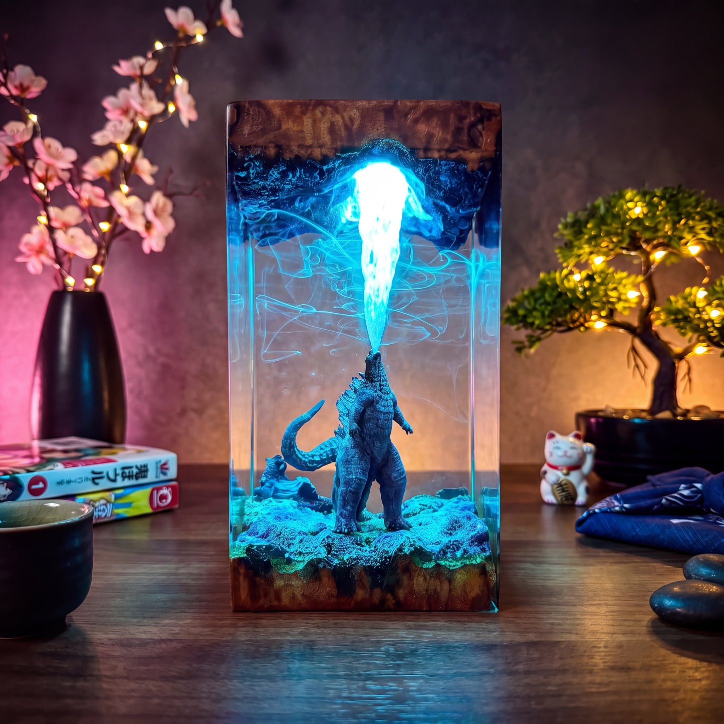 Godzilla 3 Resin Lamp