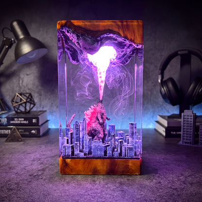 Godzilla 4 Resin Lamp