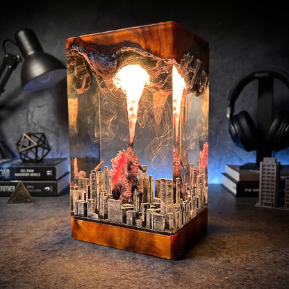 Godzilla 4 Resin Lamp