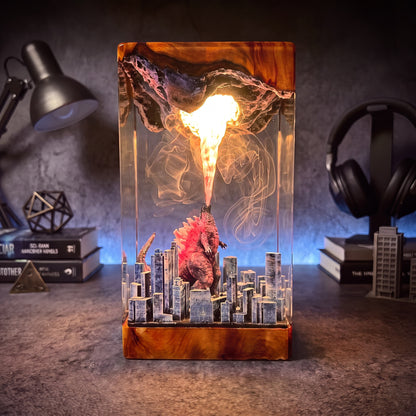 Godzilla 4 Resin Lamp