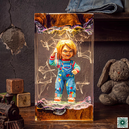 Chucky Resin Lamp