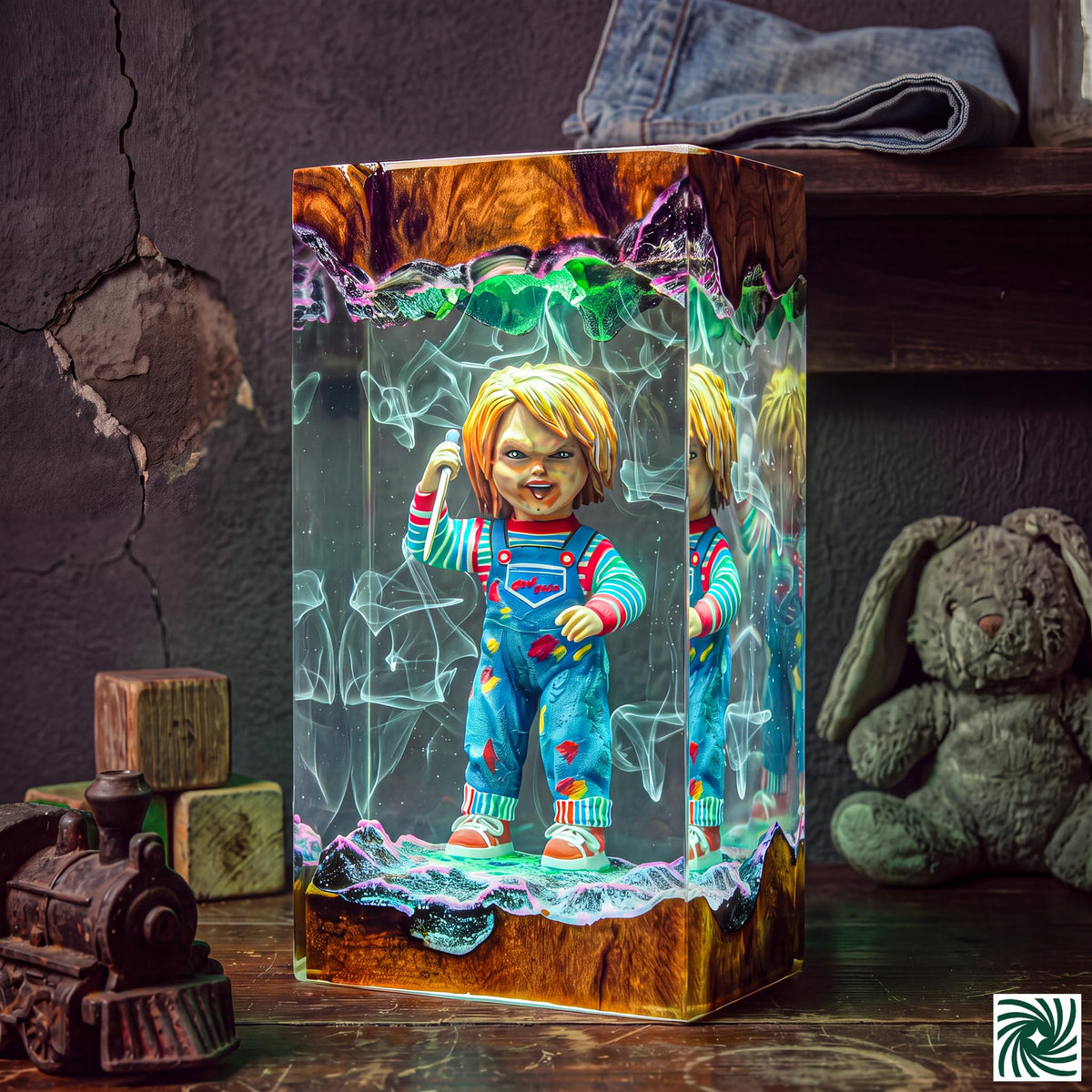 Halloween Resin Lamp
