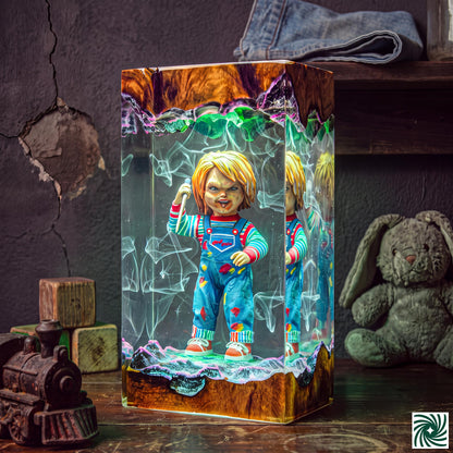 Halloween Resin Lamp