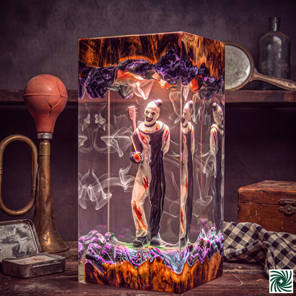 Art the Clown Resin Lamp