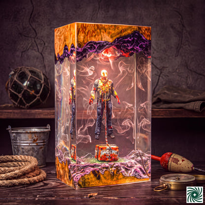 Jason Voorhees Underwater Resin Lamp