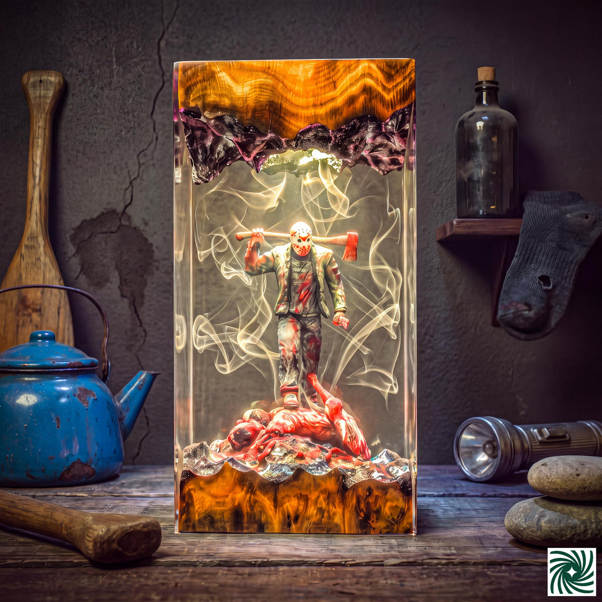 Jason Voorhees Resin Lamp