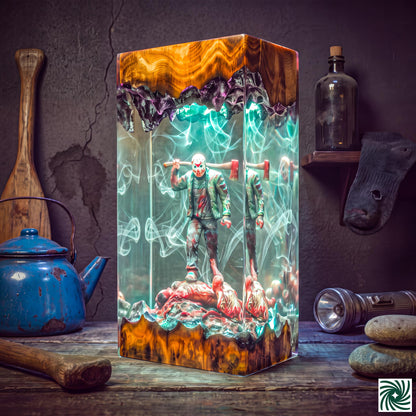 Jason Voorhees Resin Lamp